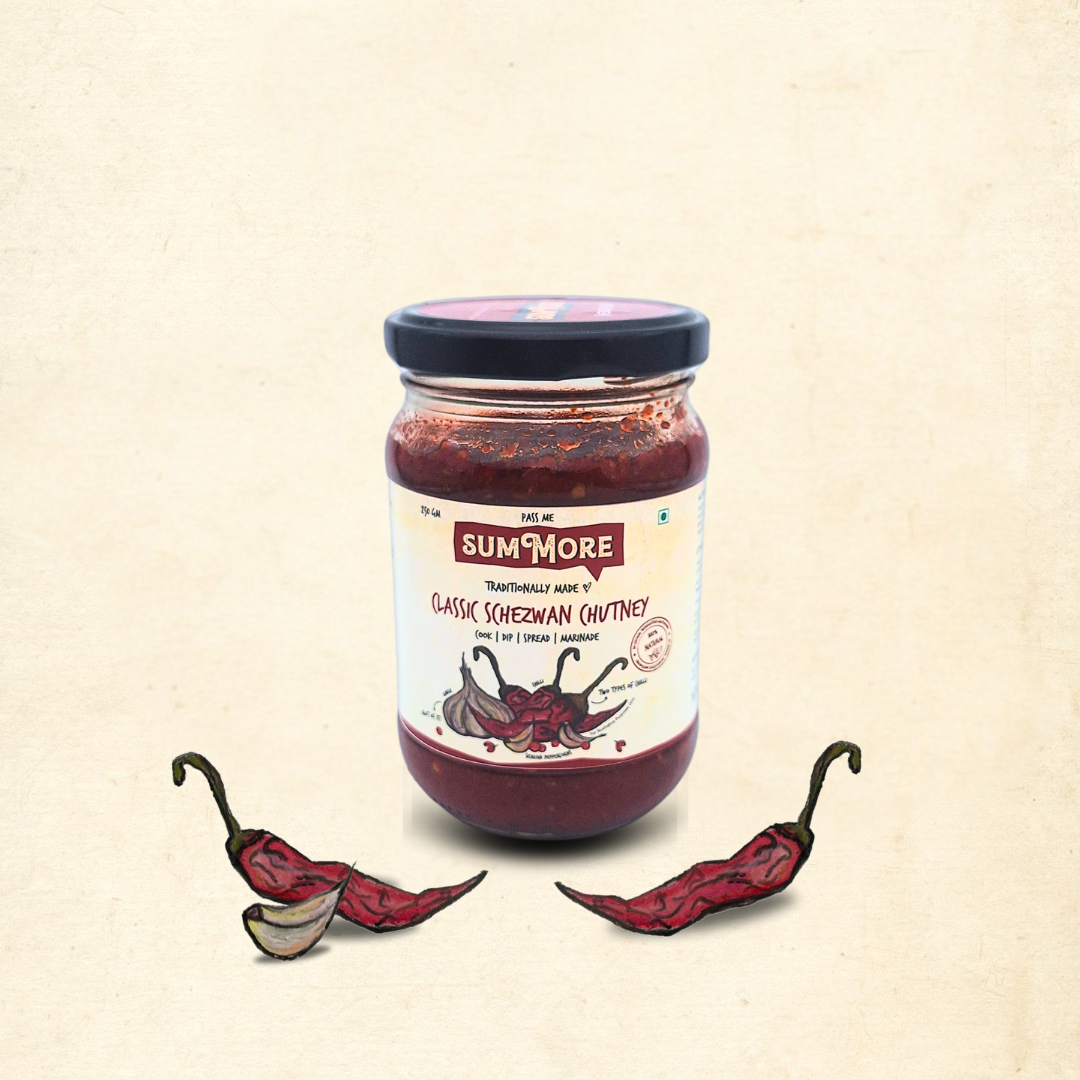 Jar of Classic Schezwan Chutney by Pass Me Summore 